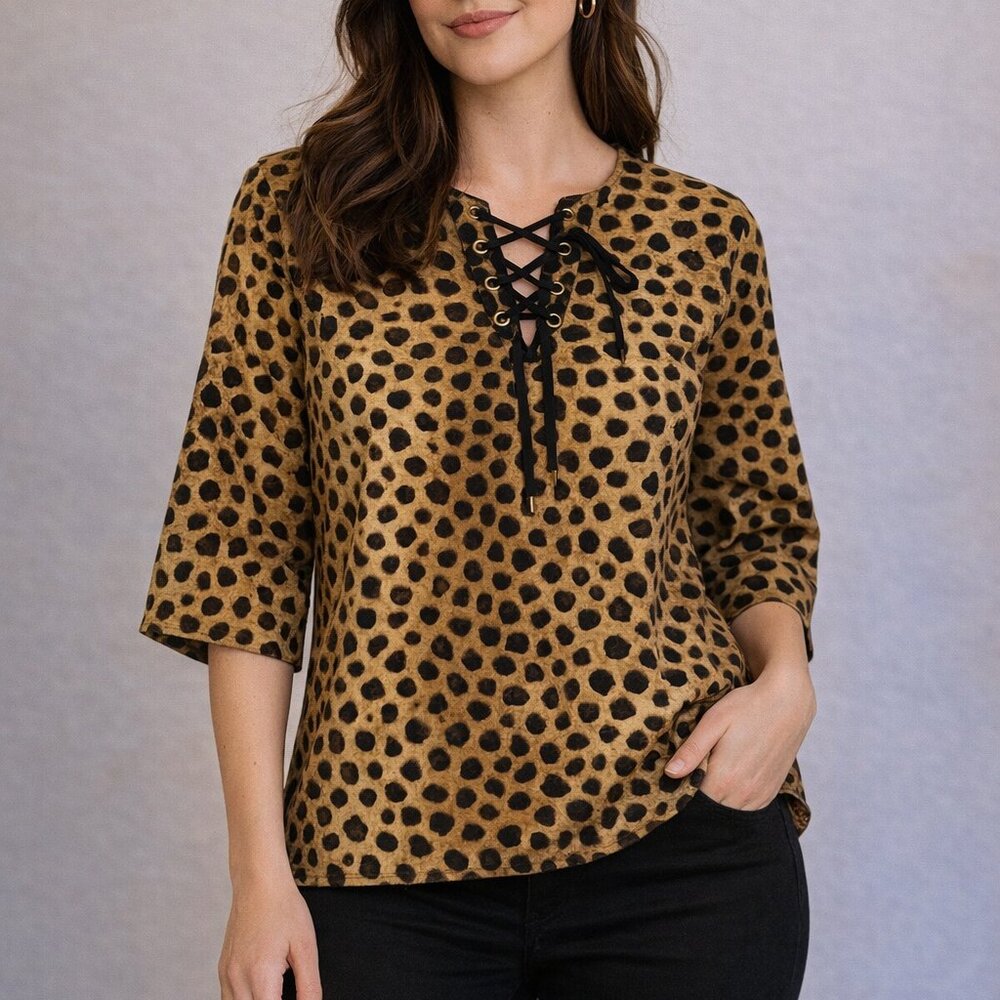 Vintage 60s Sir James  Faux Leopard Top Costume Unique